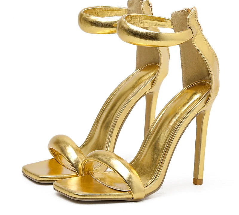 Luxe Bubble Strap Heels