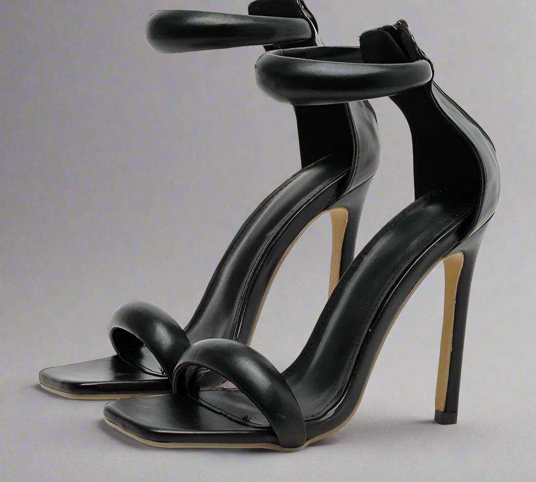 Luxe Bubble Strap Heels