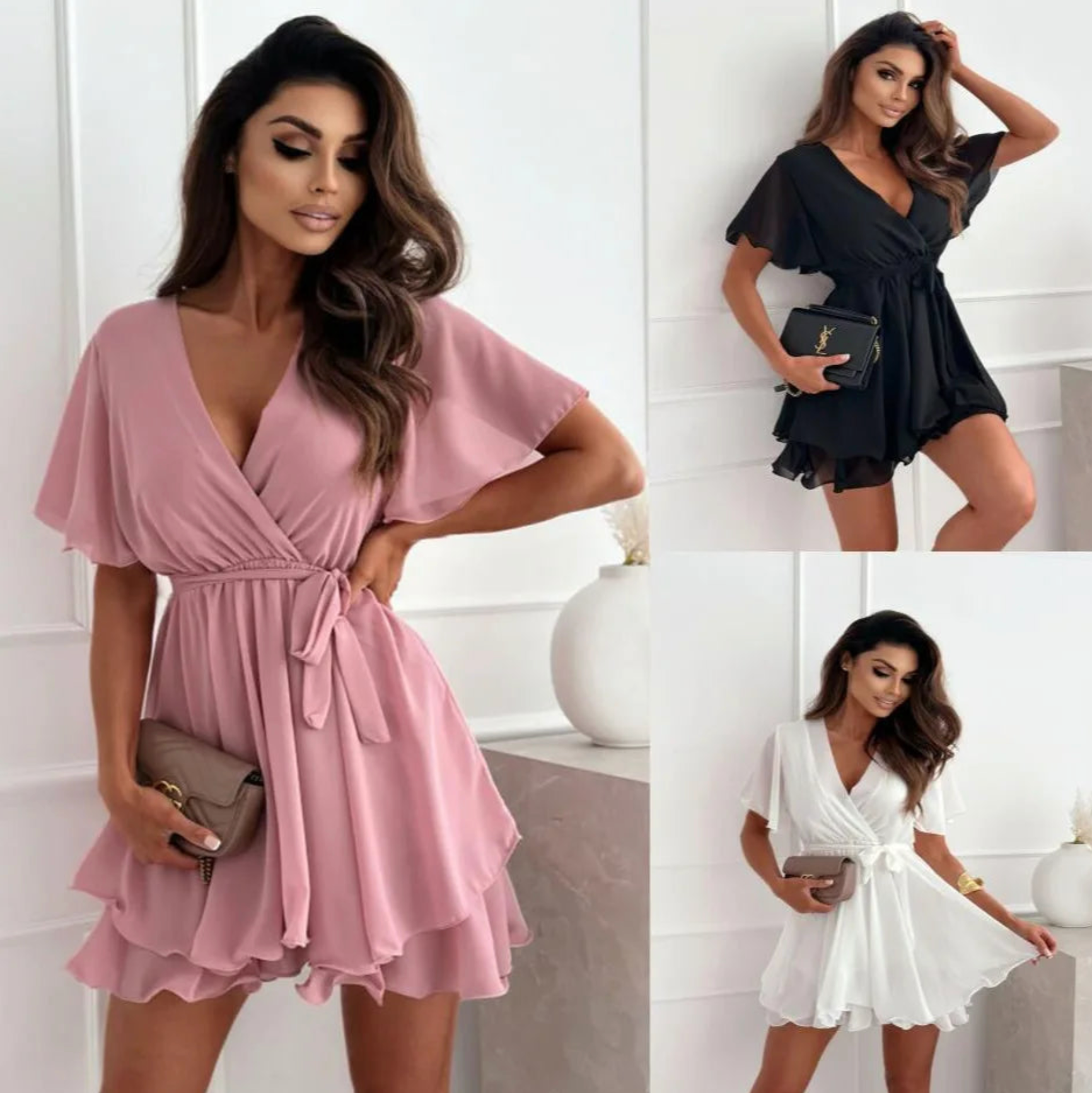 Noir Casual Party Dress